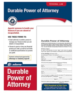 Adams® Durable Power of Attorney