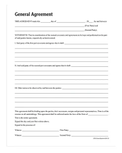 AdamsĀ® General Agreement