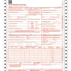 Adams® Health Insurance Claim Form, 2-Part, 8 1/2" x 11", 100 Sets