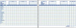 Adams® Home Budget Book, 10 1/2" x 7 1/2", 56 Pages, White Sheets, Navy Cover