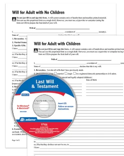 Adams® Last Will & Testament