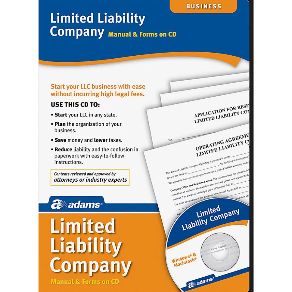 Adams® Limited Liability Companies, CD