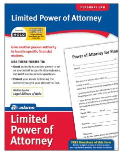 Adams® Limited Power of Attorney