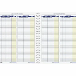 Adams® Monthly Bookkeeping Book, 8 1/2" x 11"