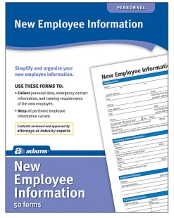 Adams® New Employee Information Forms
