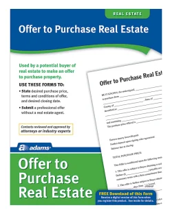 Adams® Offer To Purchase Real Estate