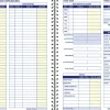 Adams® Weekly Bookkeeping Book, 8 1/2" x 11", Blue