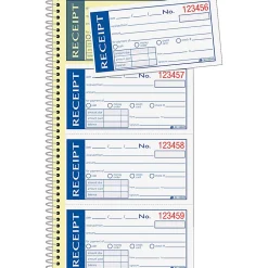 Adams® Write N' Stick Receipt Book, 5 1/4