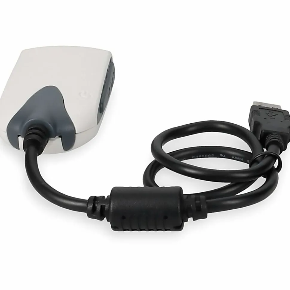AddOn USB A 2.0 Male to VGA Female Black Adapter, USB2VGA