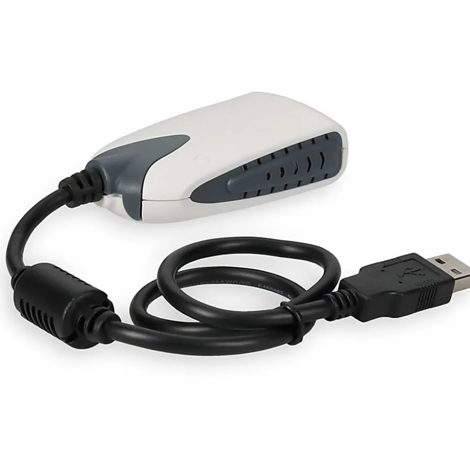 AddOn USB A 2.0 Male to VGA Female Black Adapter, USB2VGA