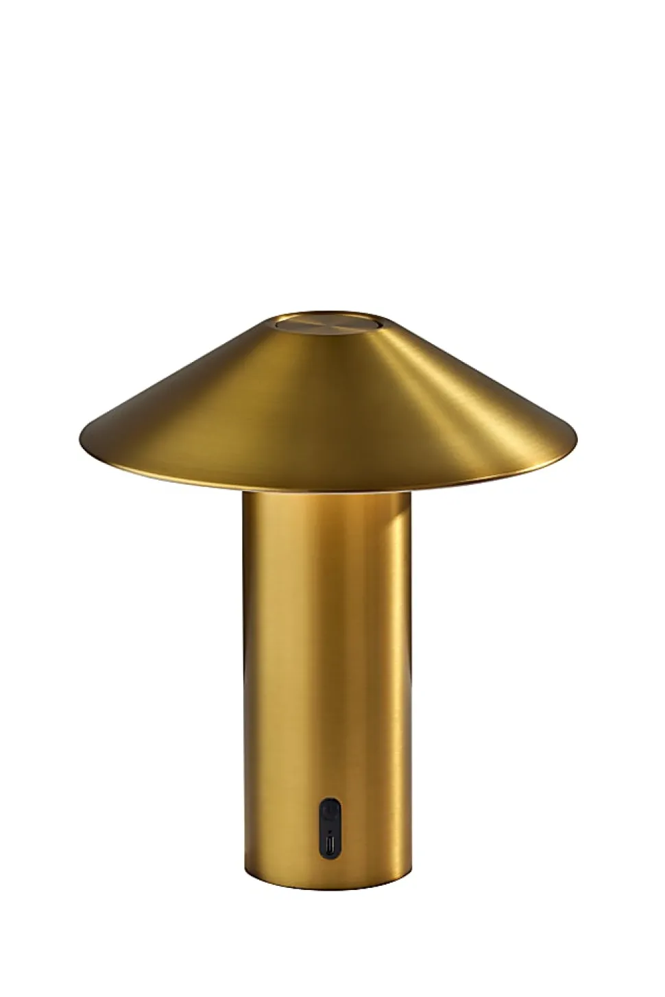 Adesso ADS360 Pina LED Cordless Table Lamp, Antique Brass