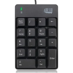 Adesso® AKB-601UB USB Spill-Resistant Numeric Keypad