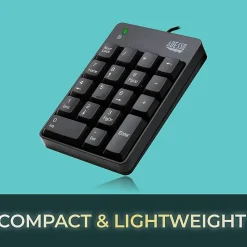 Adesso® AKB-601UB USB Spill-Resistant Numeric Keypad
