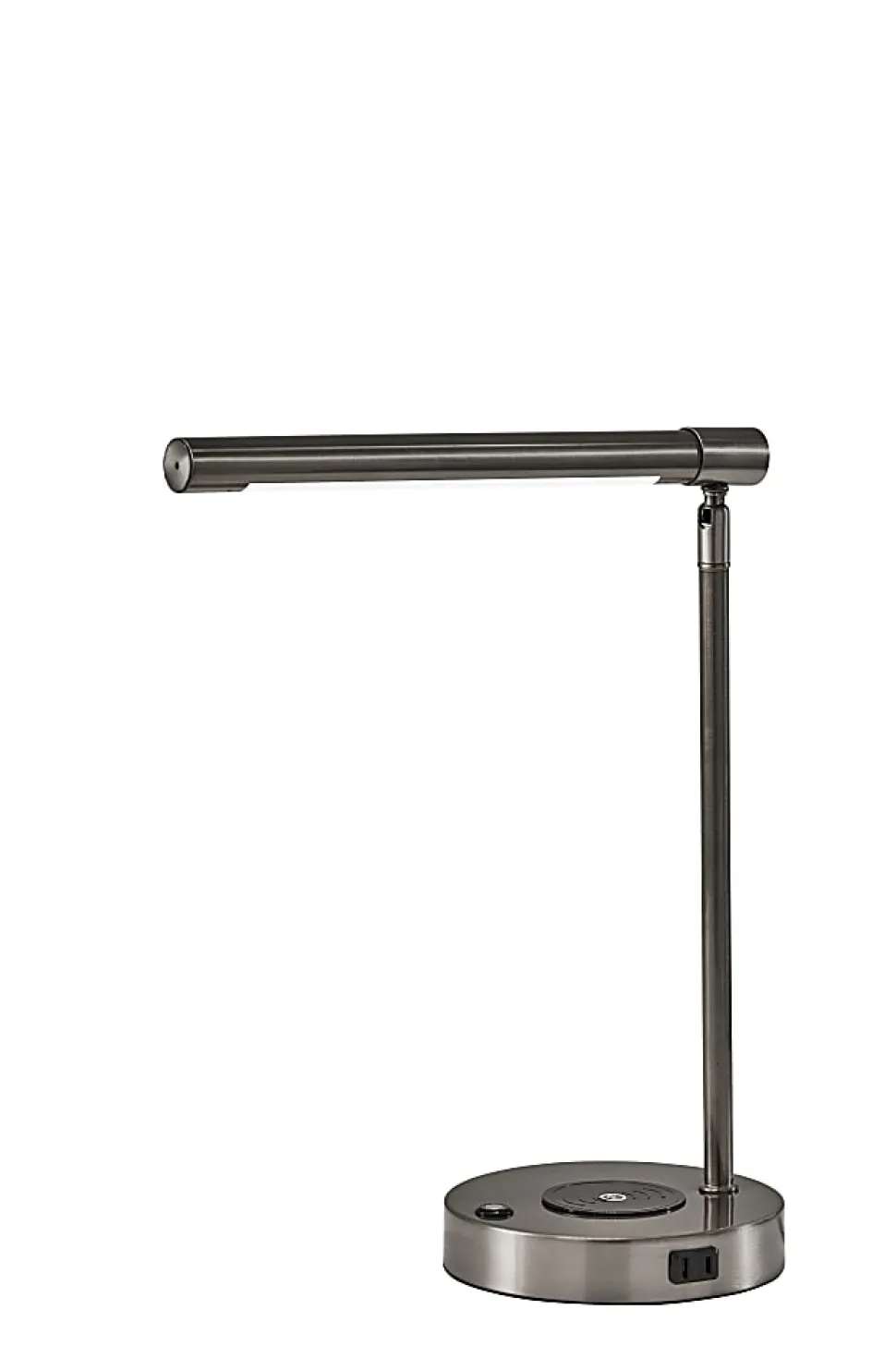 Adesso Dax LED Wireless Charging Desk Lamp, Brushed Steel