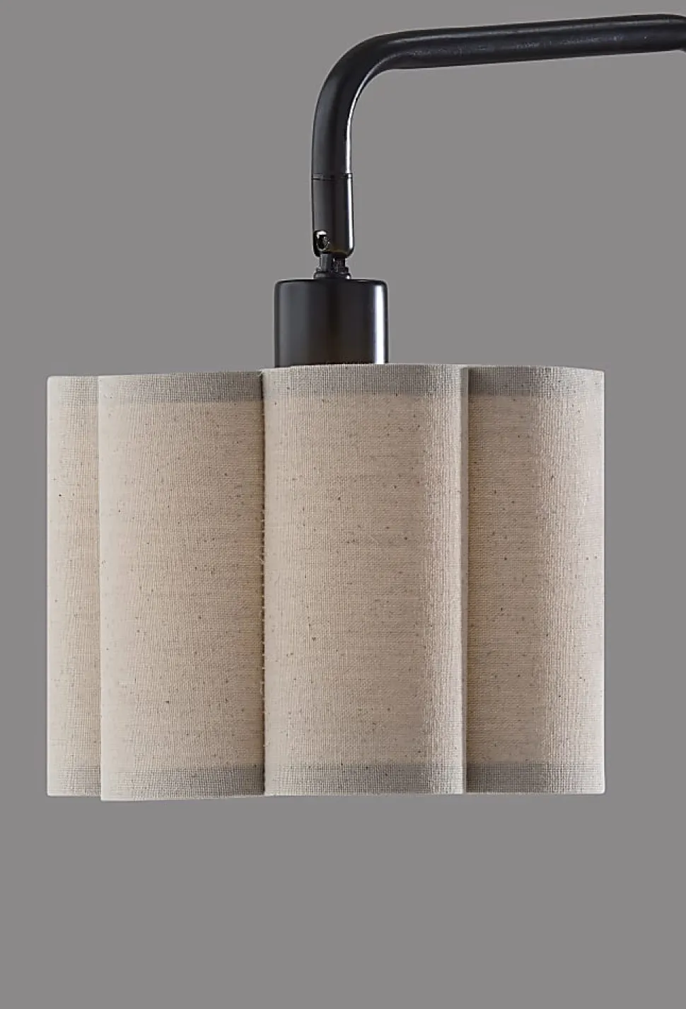 Adesso Dover Supercharger 22.25"H Desk Lamp, Beige/Black
