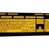 Adesso EasyTouch 132 Florescent Yellow Multimedia Desktop Keyboard