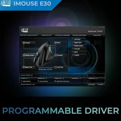Adesso® iMouse E30 Wireless RF Right-Handed Vertical Optical Mouse
