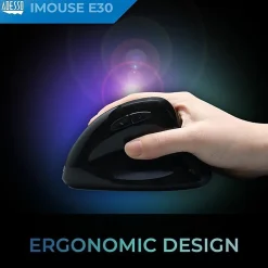 Adesso® iMouse E30 Wireless RF Right-Handed Vertical Optical Mouse