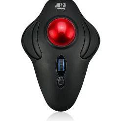 Adesso iMouse T40 - Wireless Programmable Ergonomic Trackball Mouse - Optical - Wireless - Radio Frequency - IMOUSET40