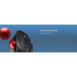 Adesso® iMouse T30 Wireless RF 4-Button Desktop Trackball Mouse