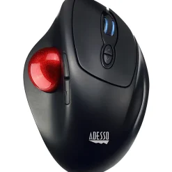 Adesso® iMouse T30 Wireless RF 4-Button Desktop Trackball Mouse