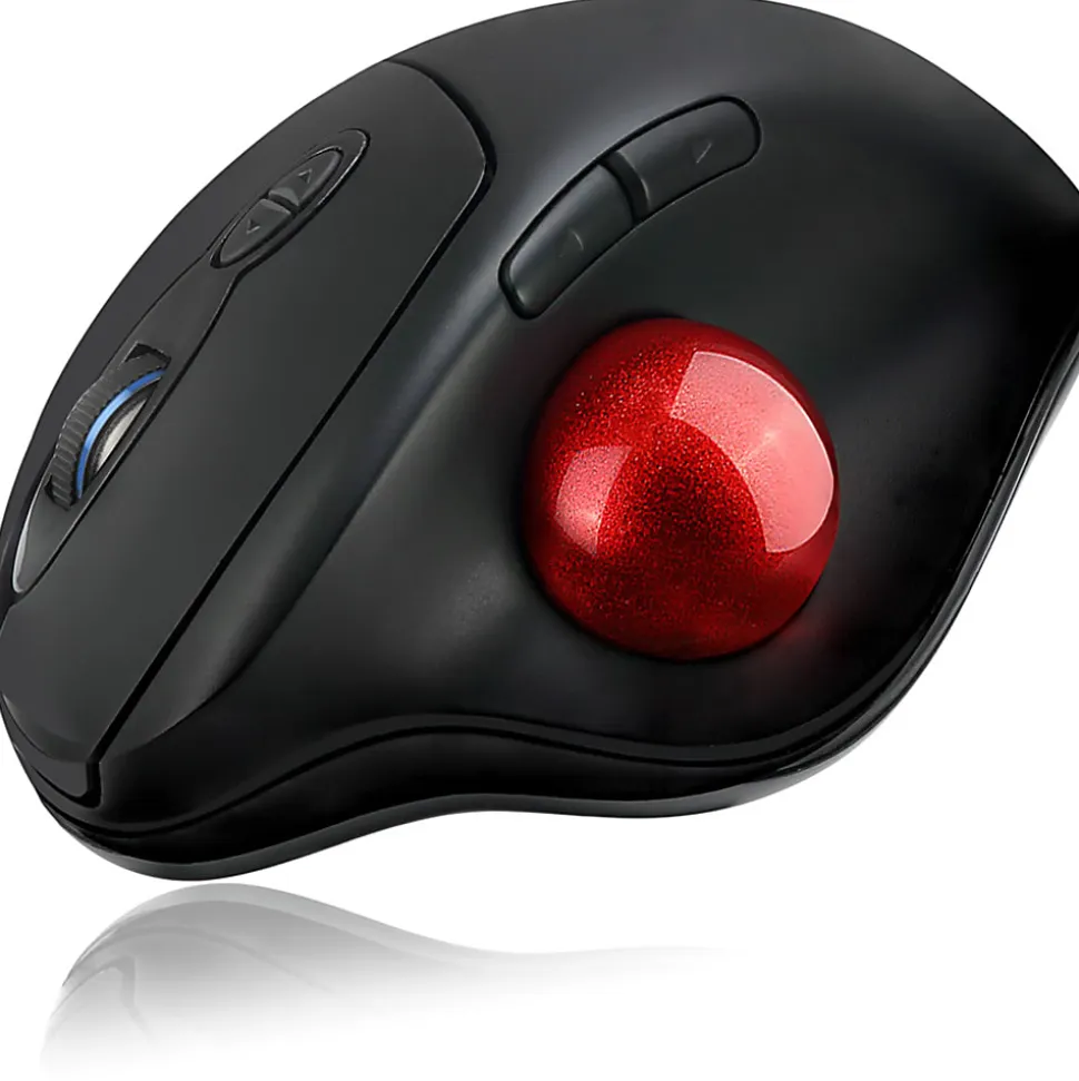 Adesso® iMouse T30 Wireless RF 4-Button Desktop Trackball Mouse