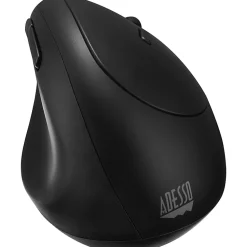 Adesso iMouse V10 - Wireless Vertical Ergonomic Mini Mouse - Optical - Wireless - Radio Frequency - 2.40 GHz - IMOUSEV10