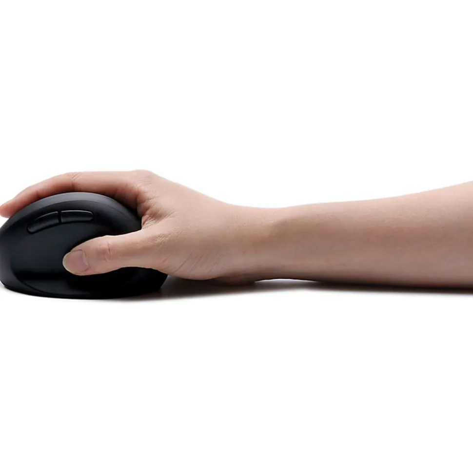 Adesso iMouse V10 - Wireless Vertical Ergonomic Mini Mouse - Optical - Wireless - Radio Frequency - 2.40 GHz - IMOUSEV10