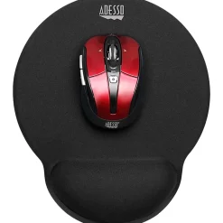 Adesso Memory Foam Mouse Pad with Wrist Rest, 0.90