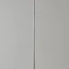 Adesso® Metropolis 300W Torchiere Floor Lamp, 71 1/2"H, Frosted White Shade/Chrome Base