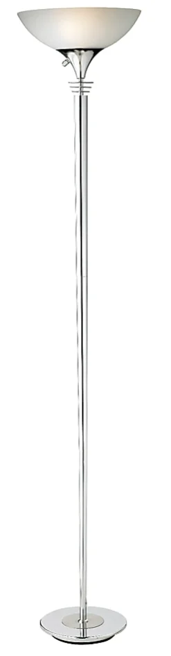 Adesso® Metropolis 300W Torchiere Floor Lamp, 71 1/2