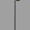 Adesso Simplee Slender LED Tree Lamp, 65"H, Black/Brushed Steel