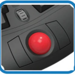Adesso Tru-Form Media 3150 2.4 GHz Wireless Ergo Trackball Keyboard