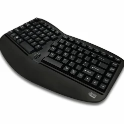 Adesso Tru-Form Media 1150 Wireless Ergo Mini Keyboard And Mouse Combo