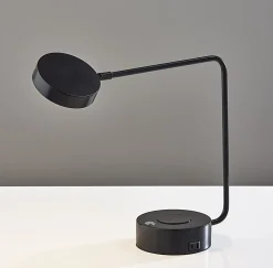 Adesso Viper Supercharger 15"H LED Desk Lamp, Black