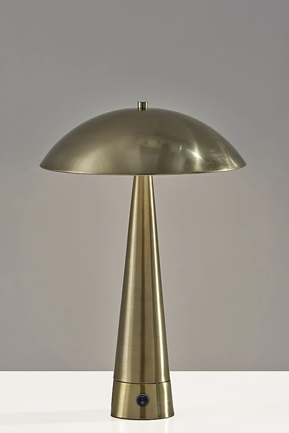Adesso Vortex Table Lamp, Antique Brass
