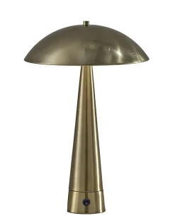 Adesso Vortex Table Lamp, Antique Brass