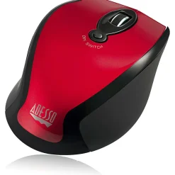 Adesso® Wireless Optical Mouse, Red