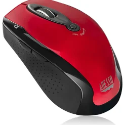 Adesso® Wireless Optical Mouse, Red