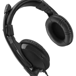 Adesso Xtream H5 - 3.5mm Stereo Headset with Microphone - Noise Cancelling - Wired- Lightweight - Works with Computer, Tablet and Smartphone. Ideal