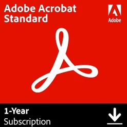 Adobe Acrobat Standard, 2025, 1-Year Subscription, Mac/Windows, Download