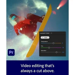 Adobe Creative Cloud Pro, 20+ creative apps plus 100GB Storage , 12-Month Subscription, PC/Mac, ESD