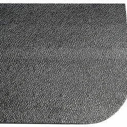 Advantagemat® Black Vinyl Lipped Chair Mat for Hard Floor - 45