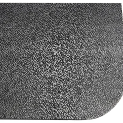 Advantagemat® Black Vinyl Lipped Chair Mat for Hard Floor - 45