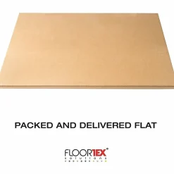 Advantagemat® Black Vinyl Rectangular Chair Mat for Hard Floor - 48"x60" - Hard Floor - 60"x48"x 0.080" Depth x 0.080" Thickness - FC124860HEBV