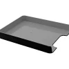Advantus Fusion Letter Tray, 12 13/16"H x 1 3/4"W x 10 1/8"D, Black/Gray