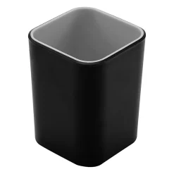 Advantus Fusion Pencil Cup, Black/Gray