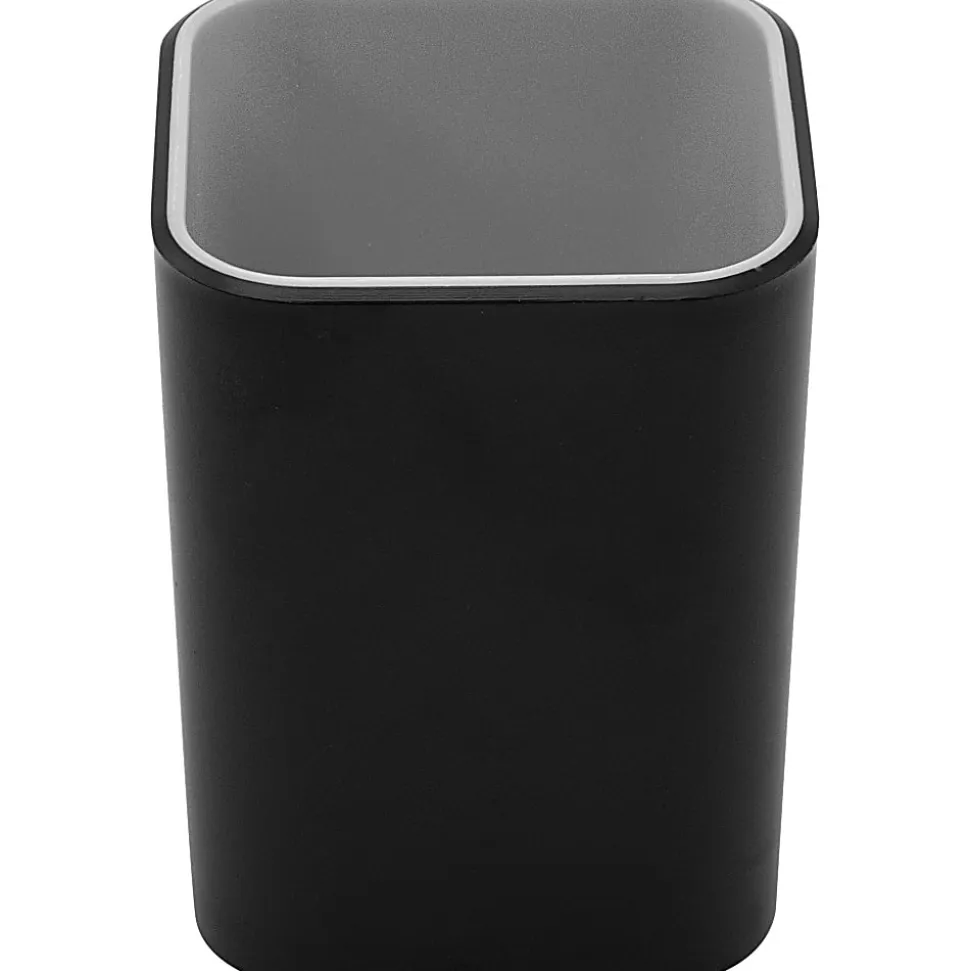 Advantus Fusion Pencil Cup, Black/Gray
