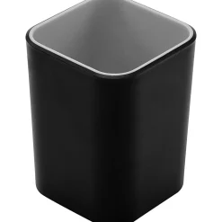 Advantus Fusion Pencil Cup, Black/Gray