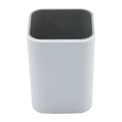 Advantus Fusion Pencil Cup, 4"H x 3"W x 3"D, White/Gray
